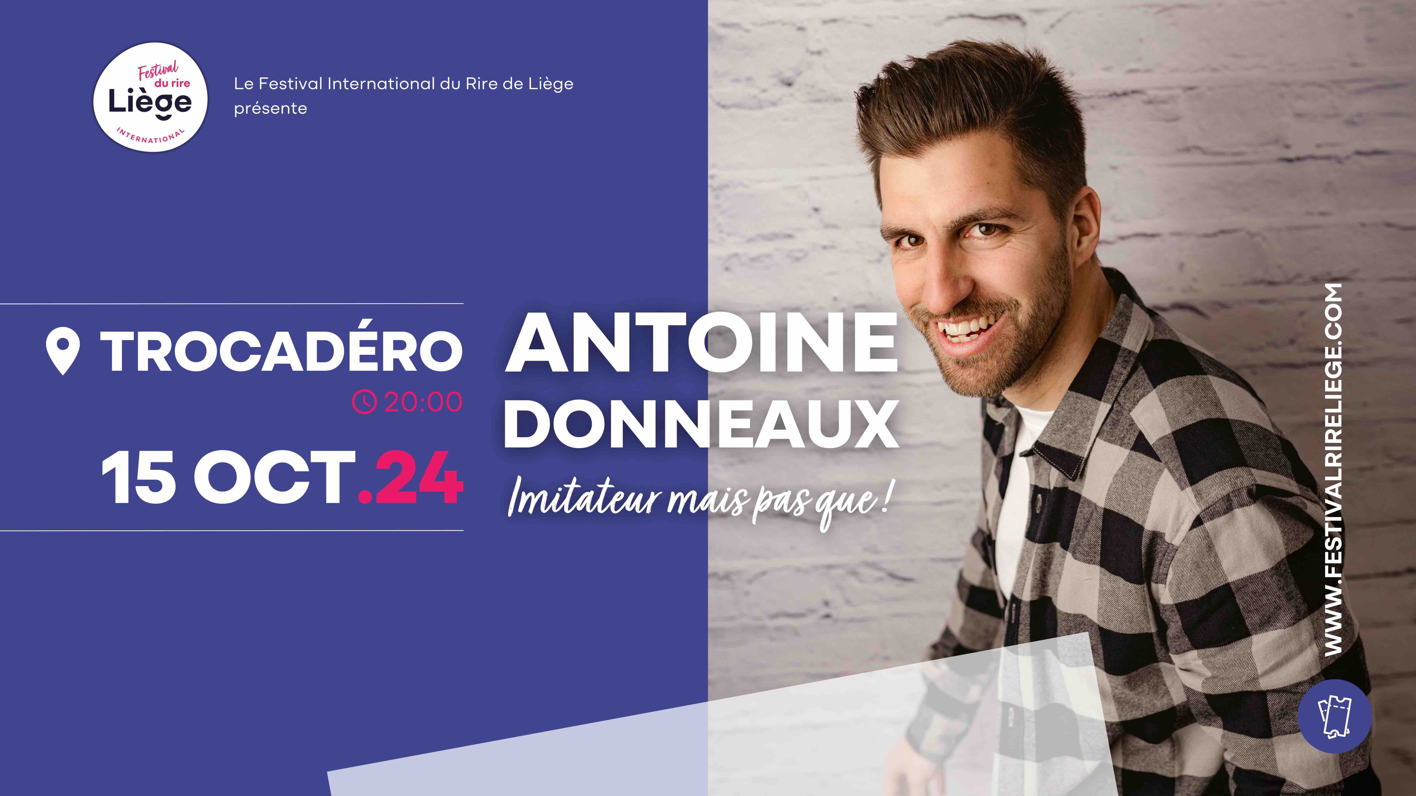 Antoine Donneaux débarque à Liège !