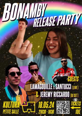 Affiche de leur release party