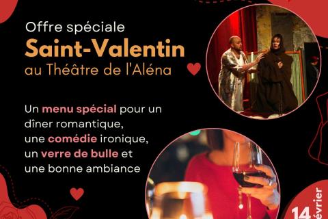 soirée romantique au Théâtre de l'Aléna