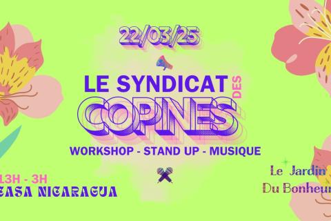 syndicat des copines stand up dj set musique atelier